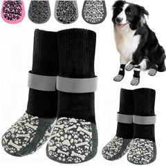 HeavenEye calcetines para perro, frontal, agarre antideslizante en pisos.