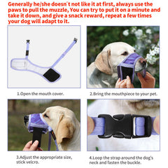 HEELE masque chien maillage respirant, meilleure ventilation pendant les promenades.
