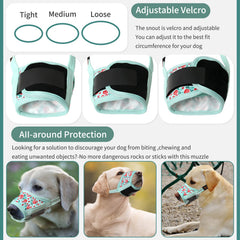 HEELE museau pour chien eau et respiration, espace boire intégré.