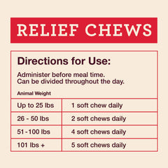 Hemp Well Relief: textura suave de las golosinas para perros.