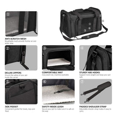 Transportín Henkelion impermeable que protege en exteriores.
