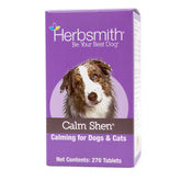 Herbsmith Calm Shen, botella vertido, promueve relajación gradual sin somnolencia.