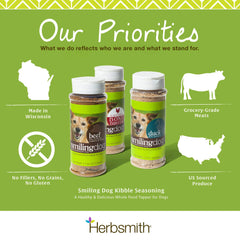 Mezcla con frutas y verduras reales de Herbsmith Sazon Kibble.