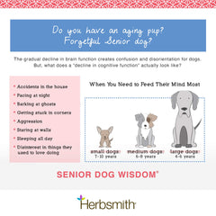 Herbsmith Senior Dog Wisdom: DHA y salud cerebral en cada bocado