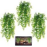 HERCOCCI Plantas para reptiles: tres piezas colgantes para enriquecer el terrario.