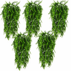 HERCOCCI Plantas terrario colgantes hojas artificiales: refugio seguro y colorido.