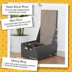 Hide & Scratch zona de juego y rascado, ideal para proteger muebles.