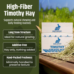 High Desert Heno: envase permeable para conservar frescura y aroma natural.