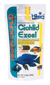 Hikari Cichlid Excel gránulos flotantes de 8 oz para monitorizar ingesta