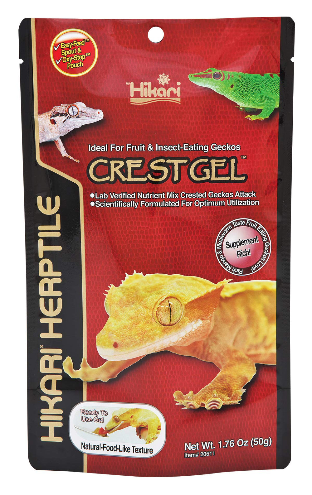 Hikari CrestGel en empaque Oxy-Stop para mantener la frescura.