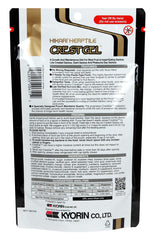 CrestGel muestra textura gel-fruta para geckos crestados.