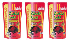 Hikari Cíclidos Oro: pellets flotantes grandes para cíclidos, favorece dieta equilibrada y coloración.