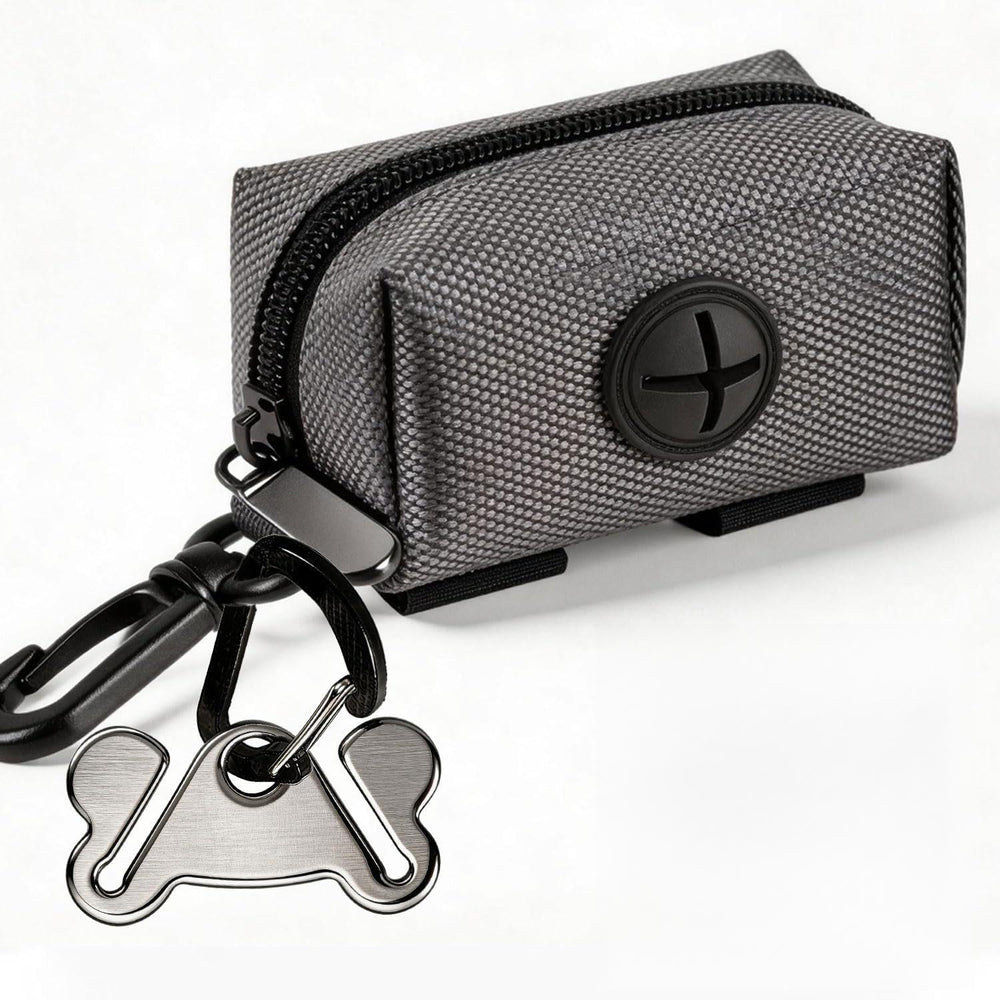 Hilihali dispensador-bolsas-excrementos-perro, práctico para paseos limpios.