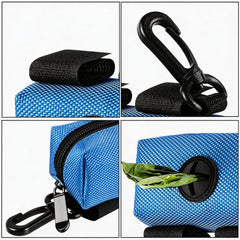 Hilihali Dispensador de bolsas para perros, detalle de cremallera, acceso rápido