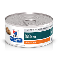 Hill's Prescription Diet w/d gato, lata de 5.5 oz con pollo, apoyo digestivo para gatos