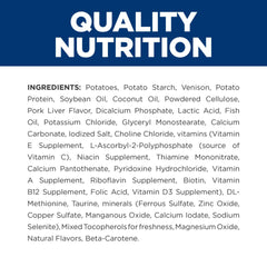 Hill's Prescription Diet d/d, proteína única de venado y carbohidratos de patata.