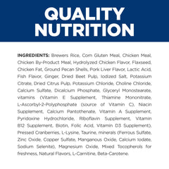 Hill's Prescription Diet i/d, fibras prebióticas para apoyar la regularidad intestinal.
