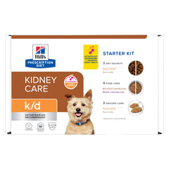 Kit de inicio Hill's k/d en caja, variedad para explorar sabores y texturas