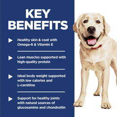 Hill's Science Diet carnitina para peso ideal: favorece peso equilibrado.
