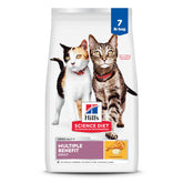 Hill's Science Diet para gato adulto 1-6 con bolsa de 7 lb croquetas nutritivas