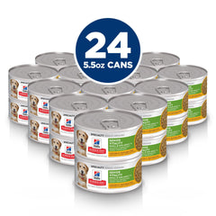Hill's Science Diet pelaje brillante con omega 3 y 6, lata 5.5 oz.