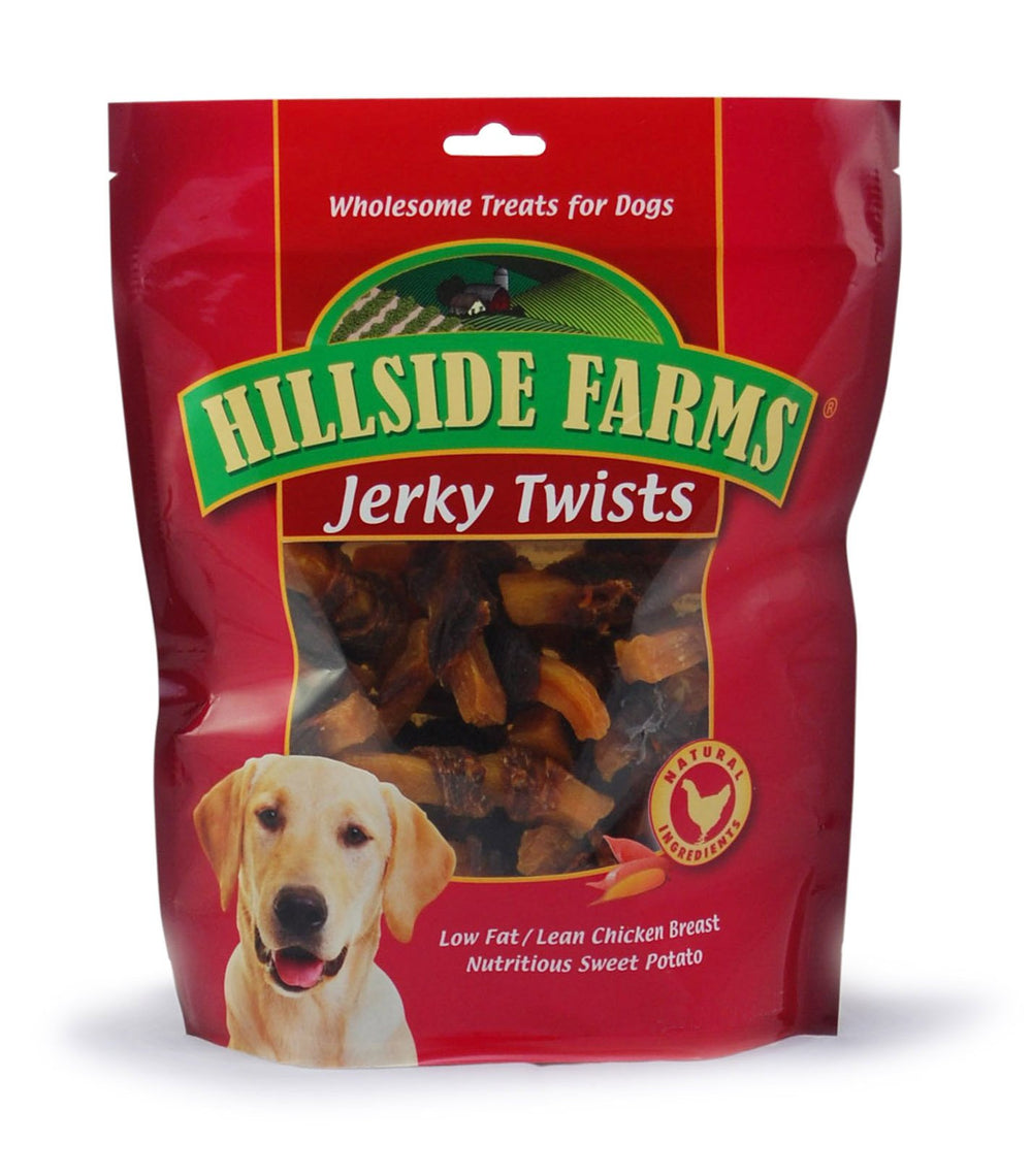 Hillside Farms tiras de pollo y patata dulce, snack natural para perros activos