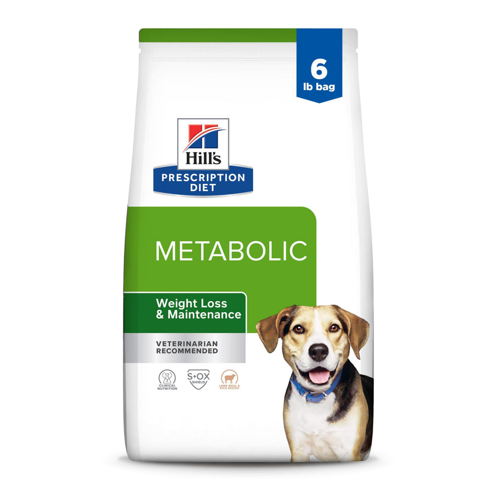 Hill's Metabolic alimento seco para perro en bolsa de 6 lb, ayuda a gestionar el peso.