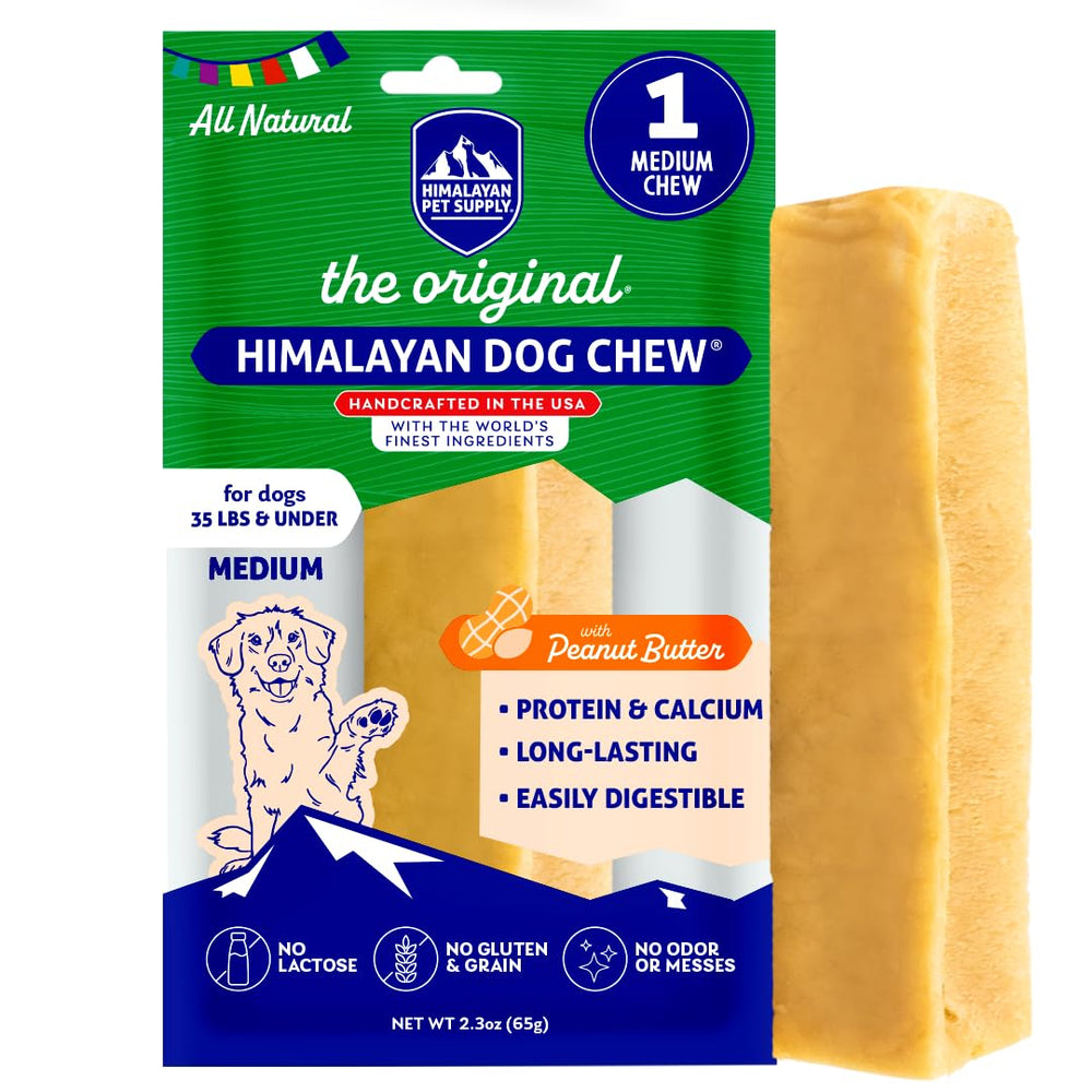 Himalayan Dog Chew Original con queso de yak, snack sabroso para perros