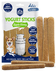 Himalayan Dog Chew Yogurt Sticks Apple Honey: snack sabroso con sabor a manzana y miel para perros.