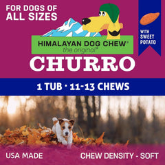 CHURRO de Himalayan con queso y patata dulce, snack sabroso y digestible