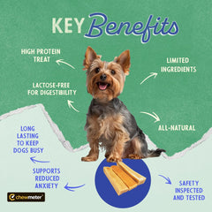 Himalayan Dog Chew Yak Cheese: textura dura ideal para mordedores fuertes.