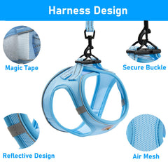 Arnés Hipubby con reflectante 360° para mayor visibilidad nocturna.