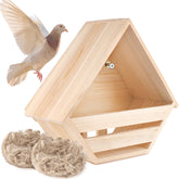 HIYZI caja-nido para palomas de madera, refugio seguro para el jardín.