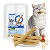 Hkpetie snack dental para gatos, empaque visible, premia con cuidado bucal.