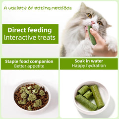 hkpetty juguete comestible menta de gato para gatos, ideal para juego y exploración.