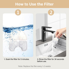 HOETEK filtración de 4 capas para FEELNEEDY: mejora de la calidad del agua