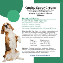 Holistic Bin Chien Poudre Phytoplancton Marin: nutriments et vitalité