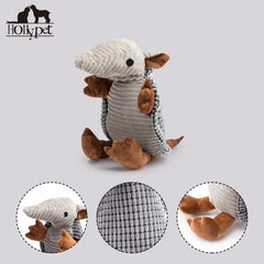 Textura masajeadora en encías del Armadillo Hollypet durante el juego.