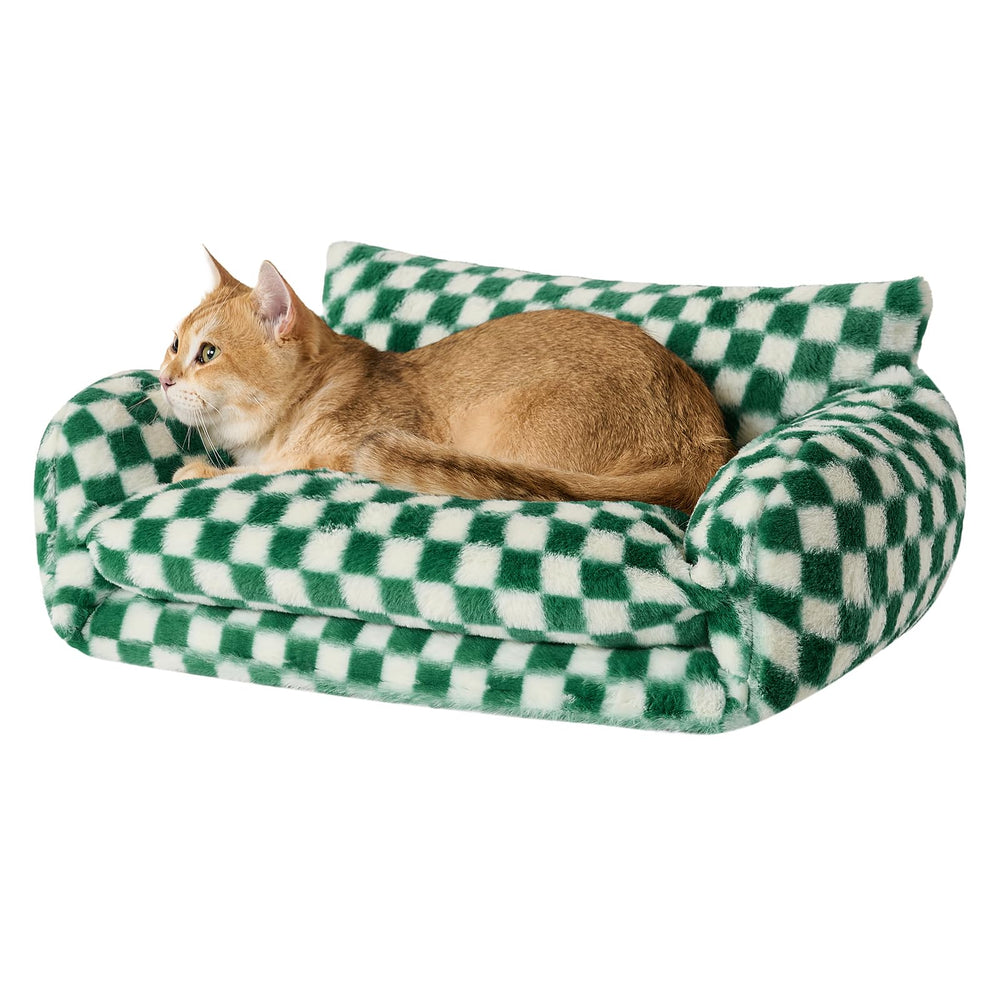 Cama Hollypet para gatos con doble capa para descanso cómodo.