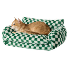 Cama Hollypet para gatos con doble capa para descanso cómodo.