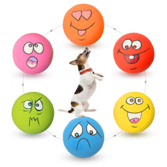HOLYSTEED pelotas de látex con sonido para perros pequeños, ideal para juego y entrenamiento.