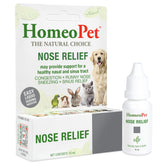 HomeoPet Nose Relief frasco de 15 ml para uso suave en mascotas