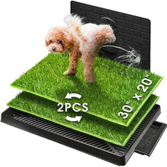 Hompet cesped artificial para perro, almohadilla de entrenamiento interior duradera.