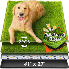 Hompet césped artificial grande para perros, ideal para entrenamiento en casa