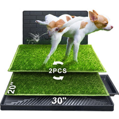 Hompet Potty con césped artificial superior para entrenamiento limpio.