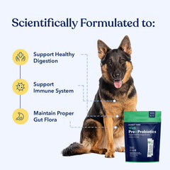 Honest Paws Probiotics sabor pollo, ideal para perros selectivos al comer.
