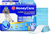 Honey Care All-Absorb almohadillas azules para entrenamiento de perros, listas para usar.