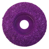 Hoof Boss disco cupula purpura grano fino para pulir pezuñas, acabado suave.
