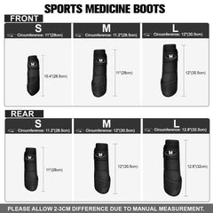 Horntack botas espinilla, absorción de impactos para tendones del caballo.