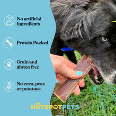 HotSpot Pets esófago de res: fomenta hábitos de masticación calmados